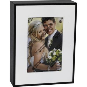 Photo Frame Diversion Safe – Picture Frame with Large Hidden Compartment | Interior 7 10/16" x 5⅞" x 1 5/16" | Desk, Shelf & Office Storage | Holds Cash, Cards & Documents